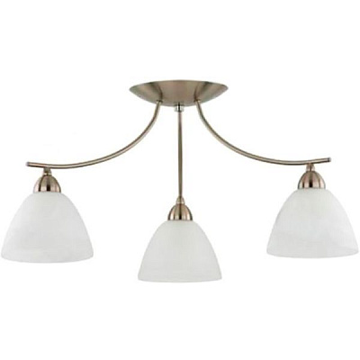 Люстра потолочная ALFA AJAX NEW 3xE27 платина 