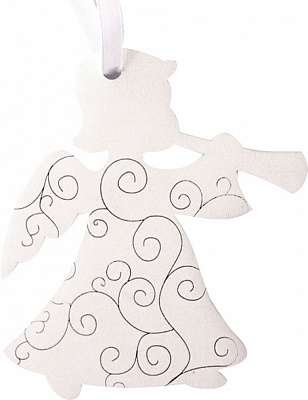 Подвеска Ангел 9,5 см белый 1220345