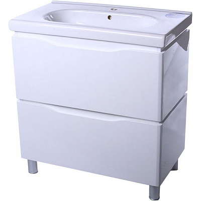 Тумба на ножках Aqua Rodos Венеция 80 с умывальником Сity 80