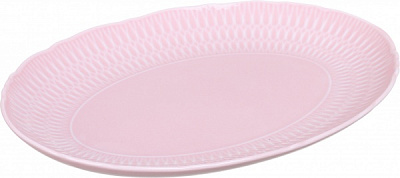 Блюдо овальное Sofia 24 см розовое Cmielow 