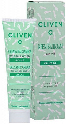 Крем-бальзам для ног Cliven 100 мл