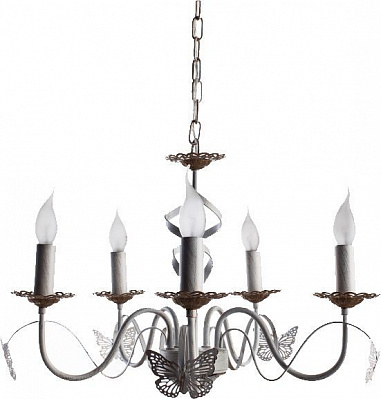 Люстра потолочная Arte Lamp A6114LM-5WG 5x40 Вт E14 белый 