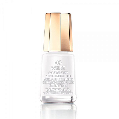 Лак для ногтей Mavala 049 White 5 мл 