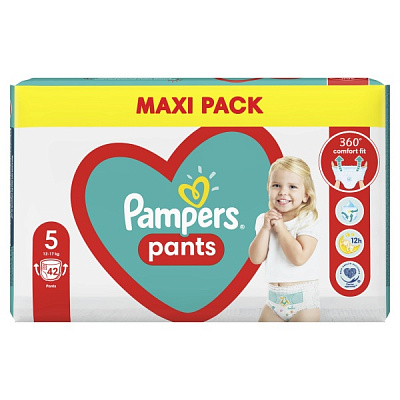 Підгузки-трусики Pampers Pants Розмір 5 (12-17 кг)