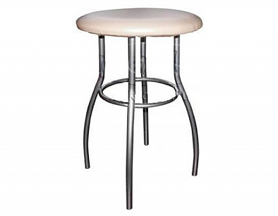 Табурет Импульс Гамма серый / хром 