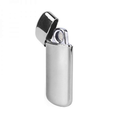 Зажигалка Bergamo электрическая USB серебристая
