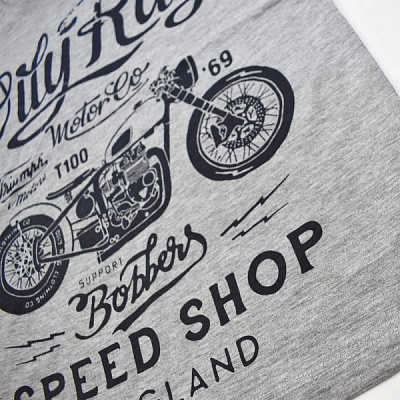 Футболка AKKU Oil Ray р.104 серый 9131 