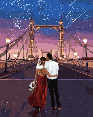 Картина за номерами Місто закоханих Ідейка