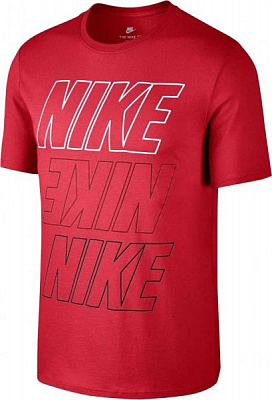 Футболка Nike M NSW TEE AV15 1 893509-657 S красный