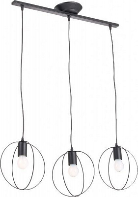 Люстра VITALUCE V4328-1/3S 3X60 ВТ E27 чорний