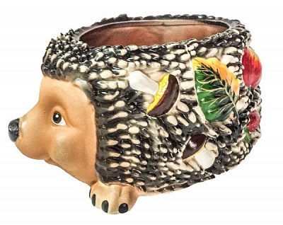 Подставка под вазон Ежик 5 л серый 