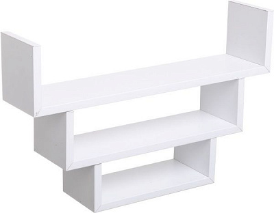 Комплект полиць Нансі 12 мм 42х10х10 см білий
