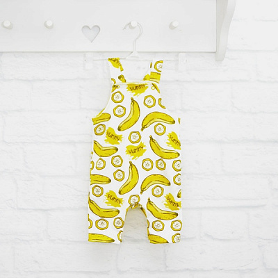 Песочник унисекс Blanka Бананчик р.68 желтый 12928 