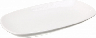 Блюдо овальне Pearl 21 см біле Porser Porselen