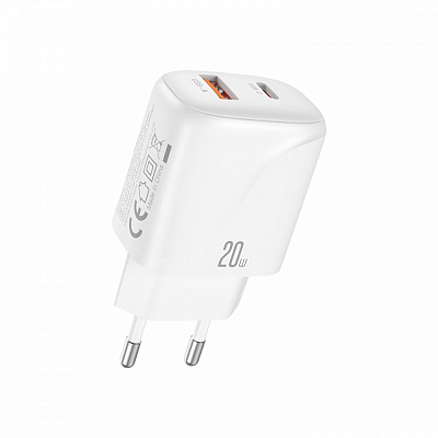 Сетевое зарядное устройство Xo L158 PD20W, QC18W USB-A, USB-C