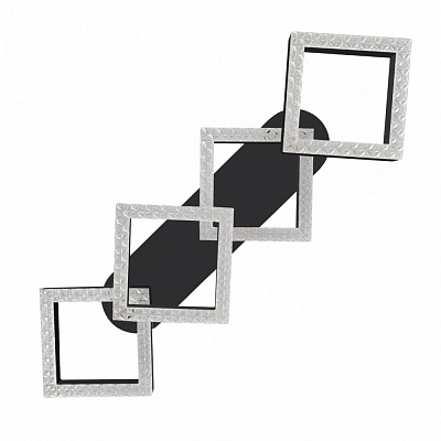 Люстра стельова NEW ARTIER Christy-S BK 55 Вт чорний