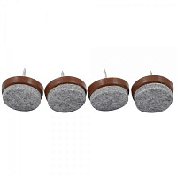 Накладка мебельная для ножки Nail Glide 65-19 Brown Bulk Bag 4 шт.