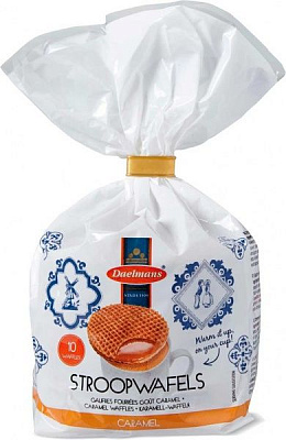 Вафли Daelmans Голландские с карамельной начинкой 290 г 8713621850597 