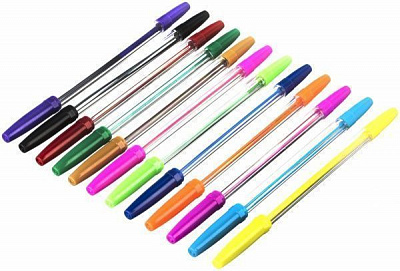 Набор ручек шариковых Тікі 12 цветов 52305-ТК 