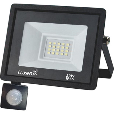 Прожектор с датчиком движения Lezard 20 Вт IP65 черный LXPAL6520SN