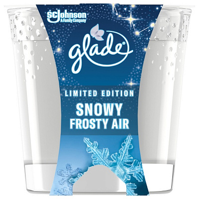 Свеча ароматическая Glade Snowy Frosty Air 129 г