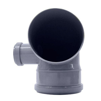 Колено канализационное внутреннее Европласт 100х50 мм 90° влево