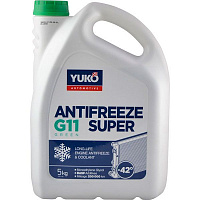 Антифриз YUKO Antifreeze Super G11 - 40°С 5л зеленый 