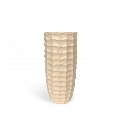 Ваза керамічна Клин бежева Резон