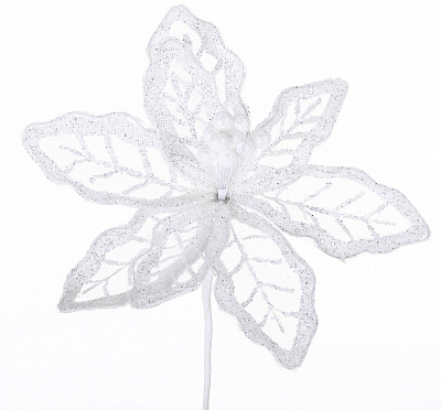 Цветок декоративный органза 22 см в ассортименте (RS1A613-1)