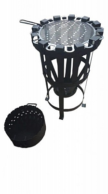 Чаша для вогню з шампурами