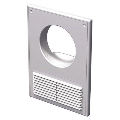 Гратка для вентиляції Вентс МВ 100 КС пластик білий