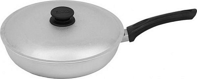 Сковорода алюминиевая с крышкой 26 см А263 Biol