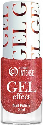 Лак для ногтей Colour Intense Gel Effect 65 023 Красно-розовый (шиммер) 5 мл 