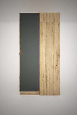 Шкаф для одежды угловой Джуниор дуб аппалачи/антрацит 