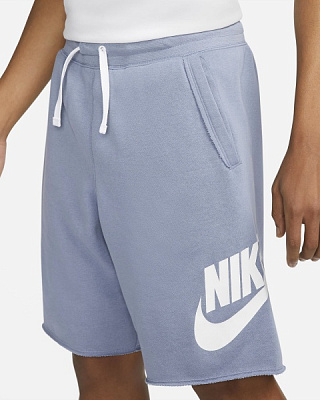 Шорти Nike CLUB ALUMNI HBR FT SHORT DX0502-493 р. 2XL блакитний