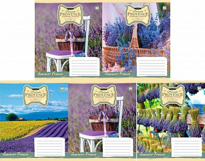 Комплект тетрадей Private provence 48 листов в клетку 10 шт. YES