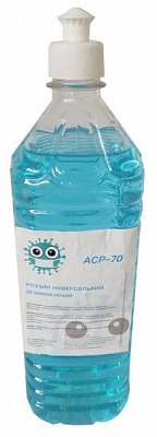 Антисептик АСР-70 для обробки поверхні з дозатором 1000 мл