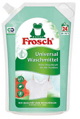 Гель для машинной и ручной стирки Frosch для цветного белья 1,8 л