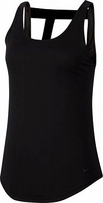 Майка Nike W NK DRY VICTORY ELASTIKA TANK CJ2363-010 L черный