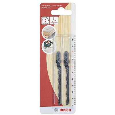 Набор полотен для лобзика Bosch T101AO HCS 2 шт