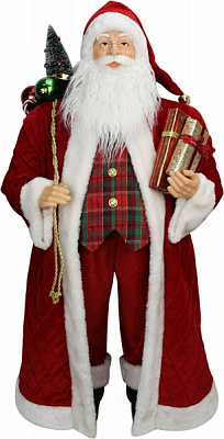 Декорация новогодняя Art Trend Creation Limited Дед Мороз классический ST36-91582 90 см 