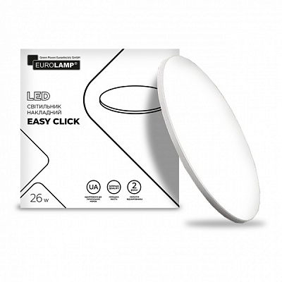 Светильник светодиодный Eurolamp Easy Click 26 Вт белый 4000 К LED-NLR-26W(T) 