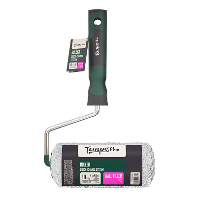 Валик с ручкой для окрашивания Tempo PRO EASYCLIP(S3) 18x 4,8см