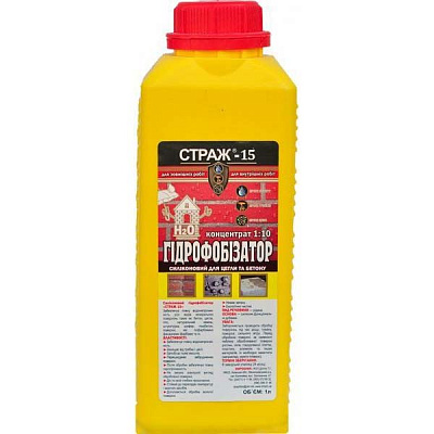 Гидрофобизатор водоотталкивающая Страж - 15 концентрат 1 л