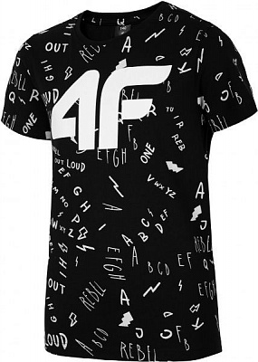 Футболка 4F HJL20-JTSM002A-20S 122 черный