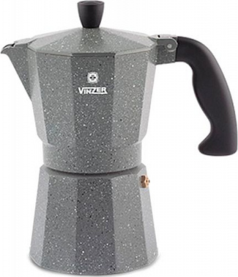 Кавоварка гейзерна Moka Granito на 3 чашки 120 мл 89397 Vinzer
