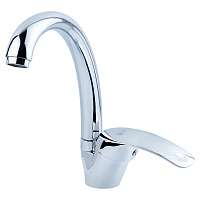 Смеситель для кухни TAU SL Ø40 гусак ухо на гайке (SL-4B143C)