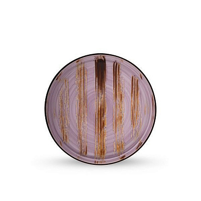 Тарілка обідня Scratch Lavander з бортиком 23 см WL-668719/A Wilmax
