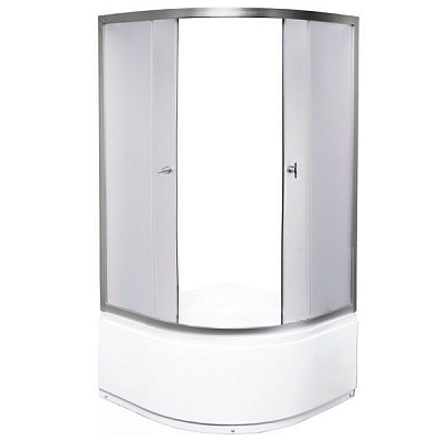 Душевая кабина UP! (Underprice) HK-8140 Q 900x900x1940 профиль сатин, стекло pear