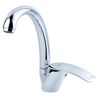 Смеситель для кухни TAU SL Ø40 гусак ухо на гайке (SL-4B143C)